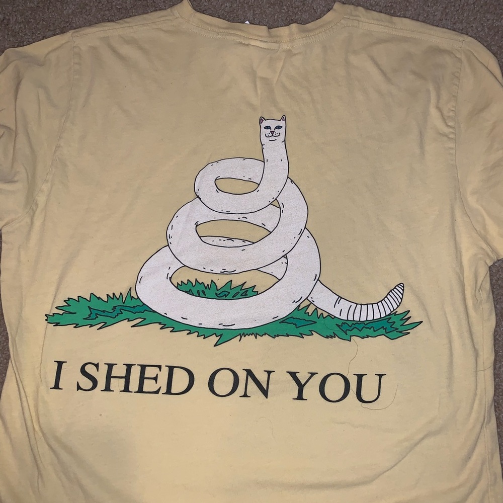 rip and dip yellow tshirt
